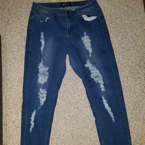 Moda Express Distressed Jeans